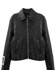 SANDOR SHIRT COLLAR ZIPPED CABAN