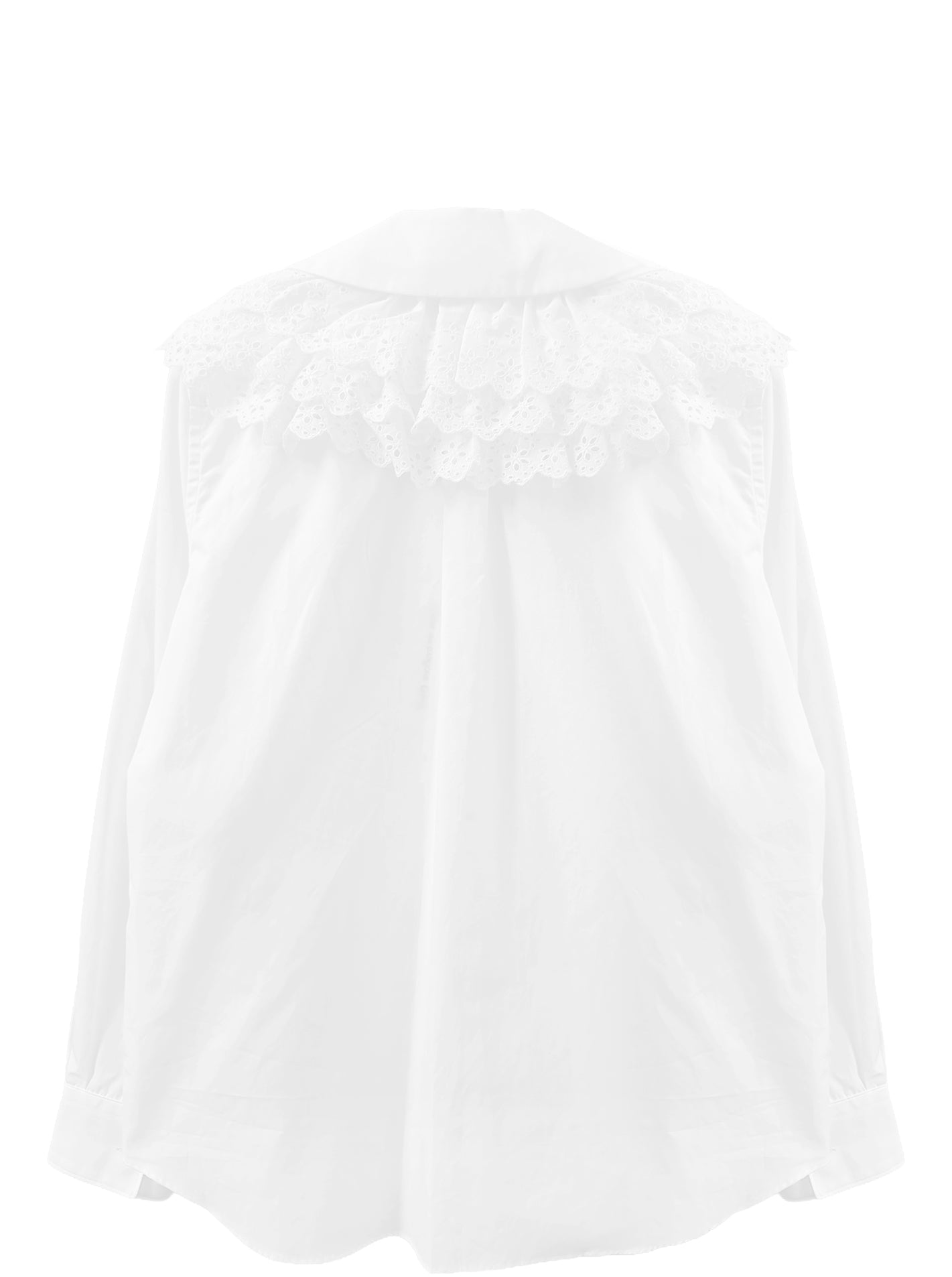 LACE COLLAR SHIRT