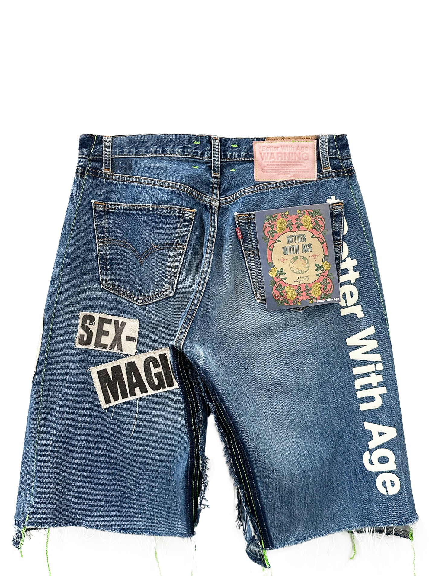 EXPOSÉ DENIM SHORTS (DARK)