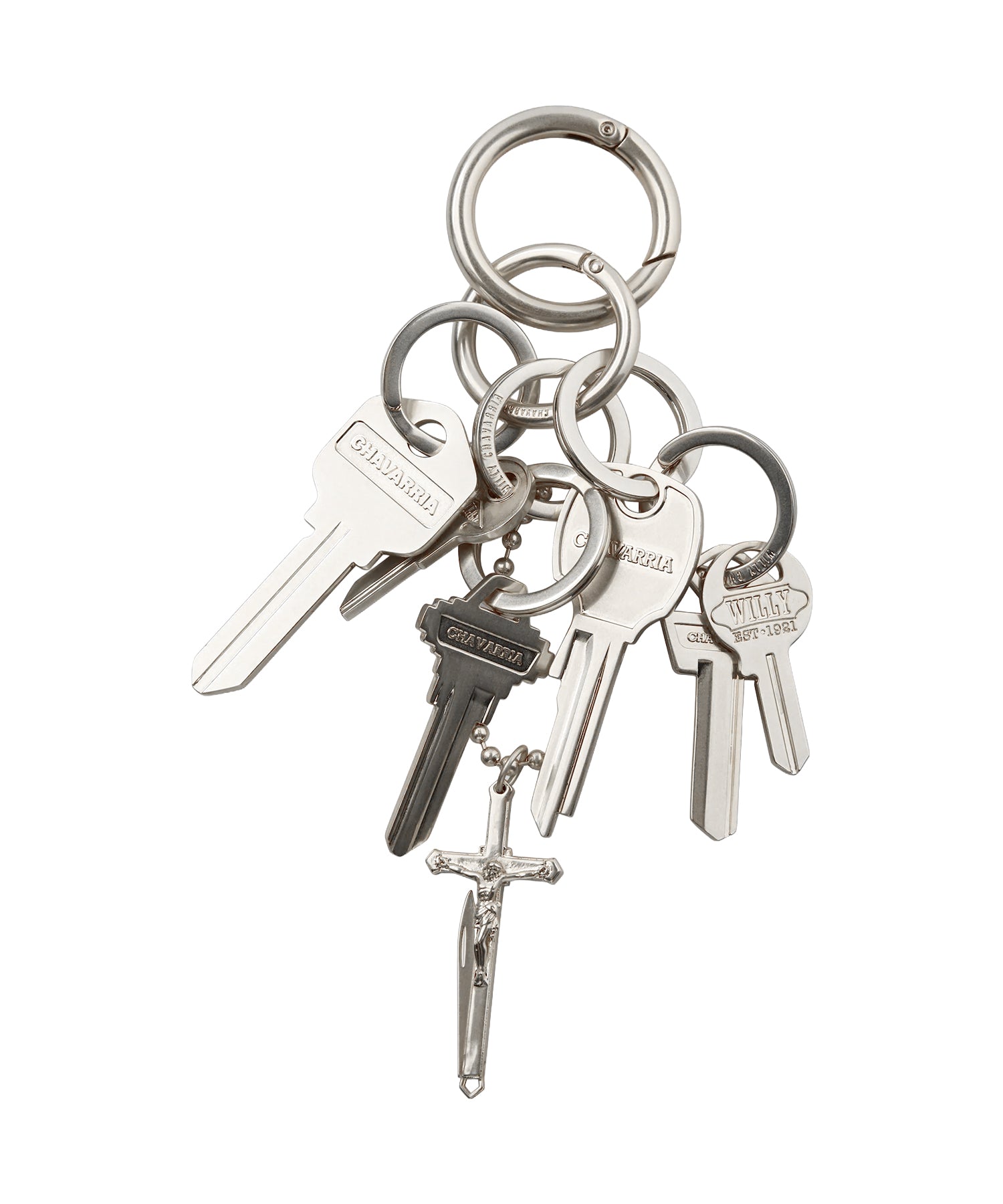 STAFF KEY FOBS (SILVER) - NOLM
