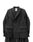 PLEATED  BLAZER JACKET - NOLM
