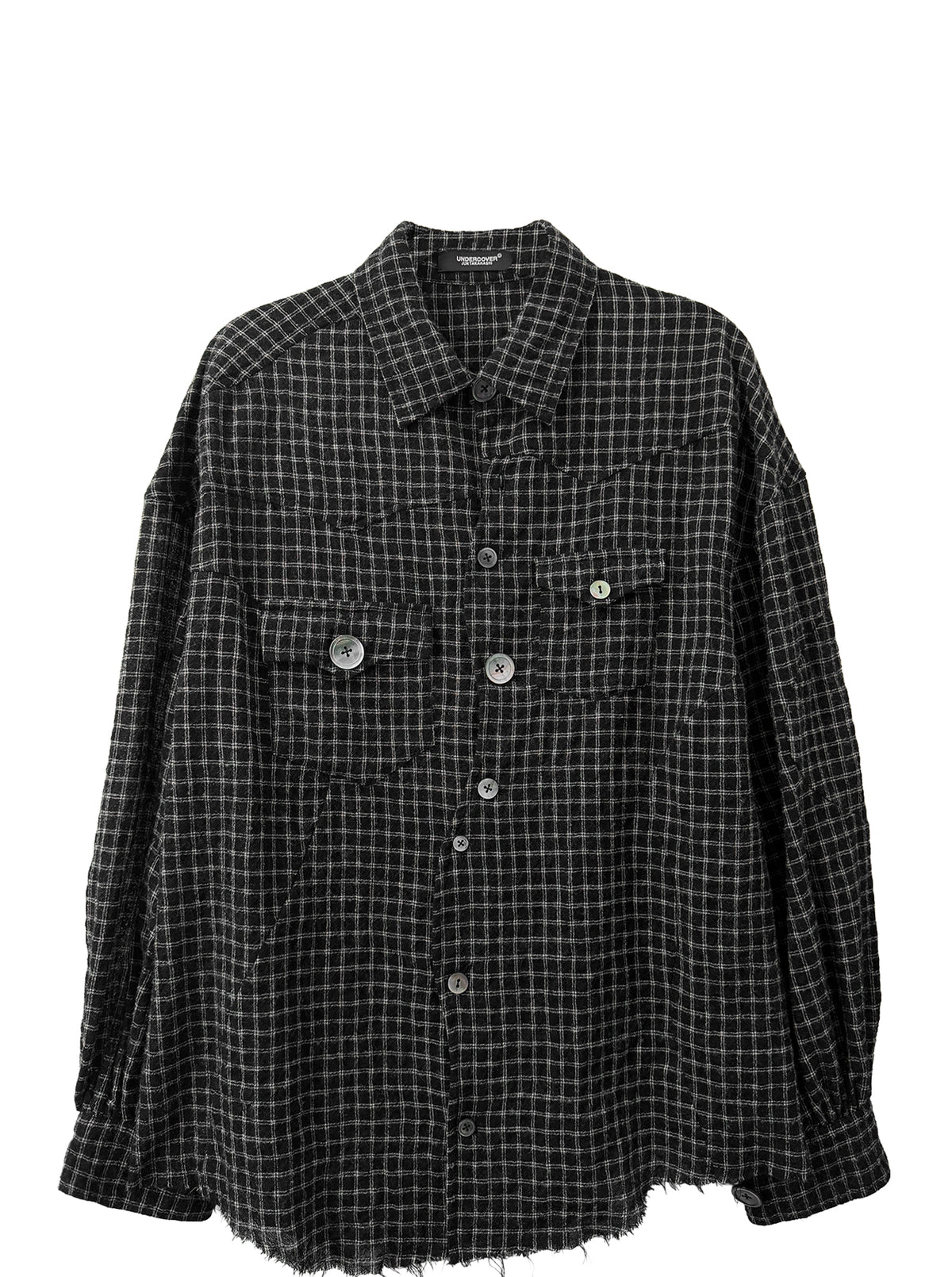 DISTORTED CHECK SHIRT