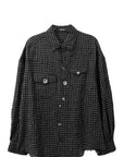 DISTORTED CHECK SHIRT