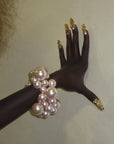 PUFFED PEARL BRACELET (PINK)