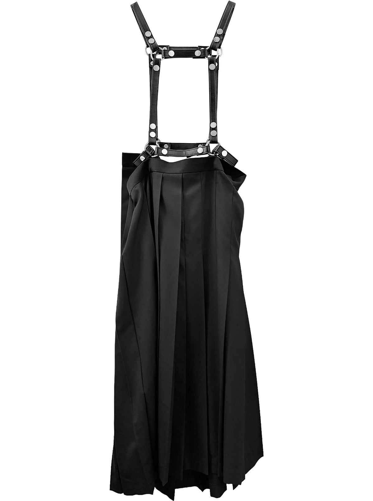 PLEATED SKIRT WITH HARNESS