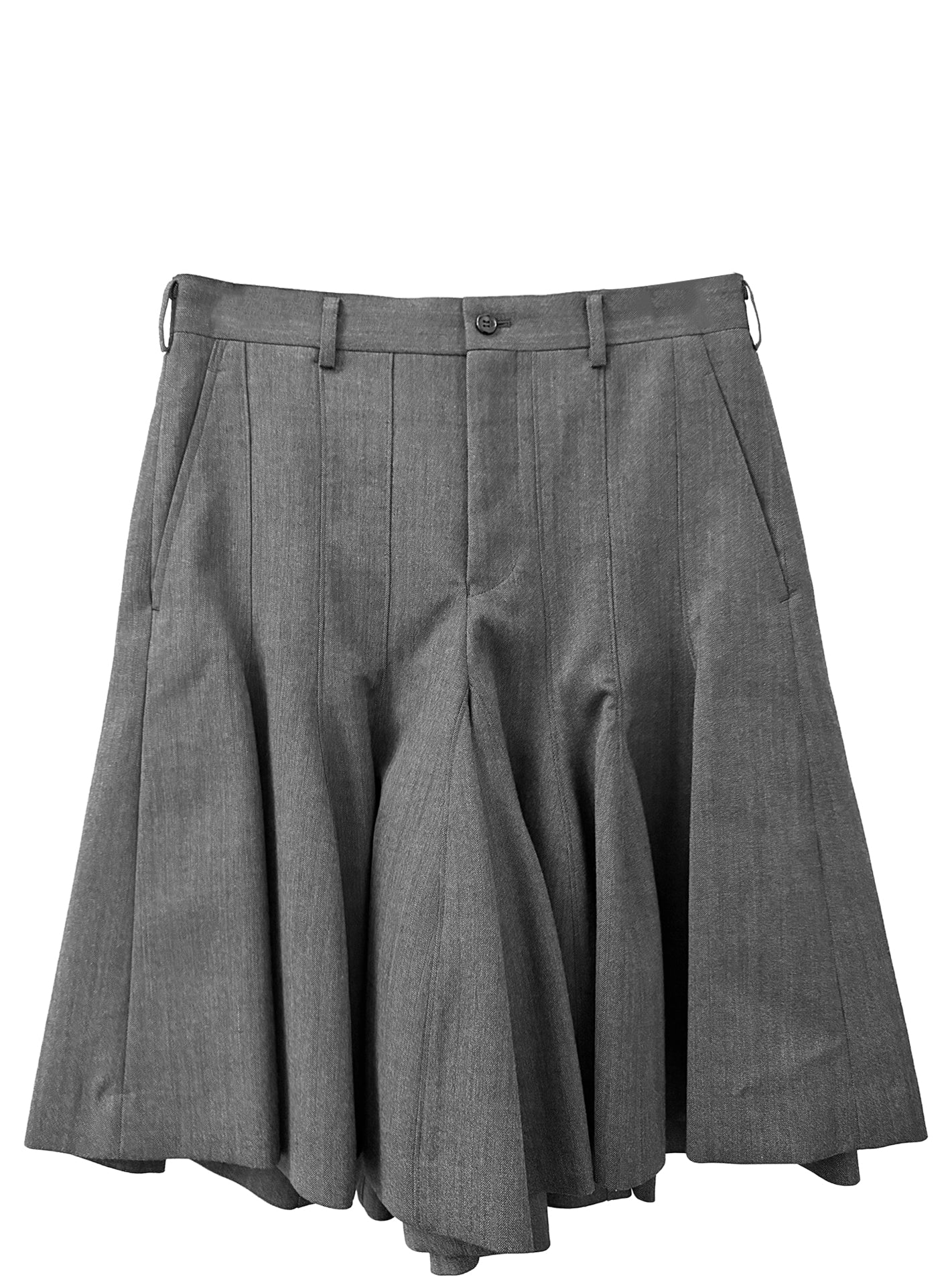 FLARED SHORTS (GREY)