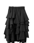 PLEATED RUFFLE SKIRT