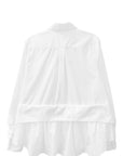 LAYERED POPLIN SHIRT