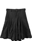 FLARED SHORTS (BLACK)