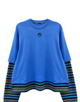 LAYERED STRIPE T-SHIRT