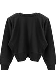 SHOULDER PAD SWEATSHIRT