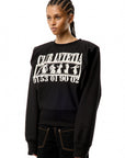 SHOULDER PAD SWEATSHIRT