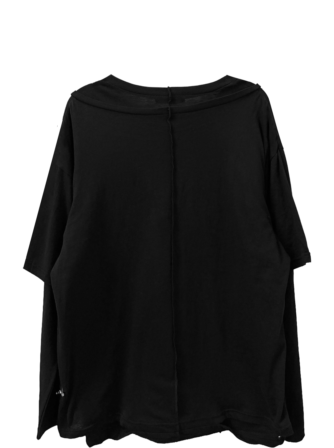 LAYERED ZIP T-SHIRT