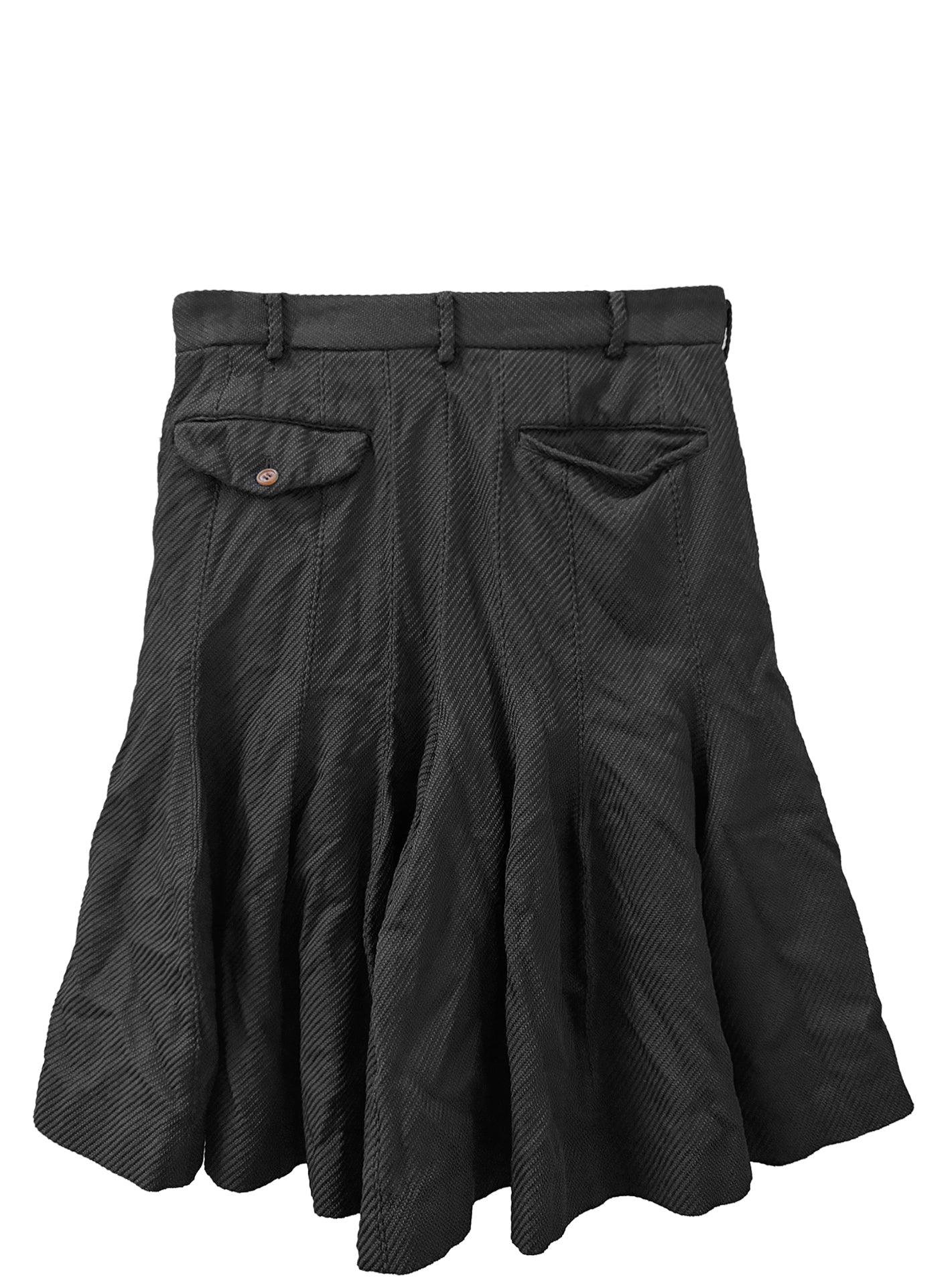 FLARED SHORTS (BLACK)