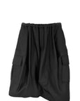 ASYMMETRIC POCKET SHORTS