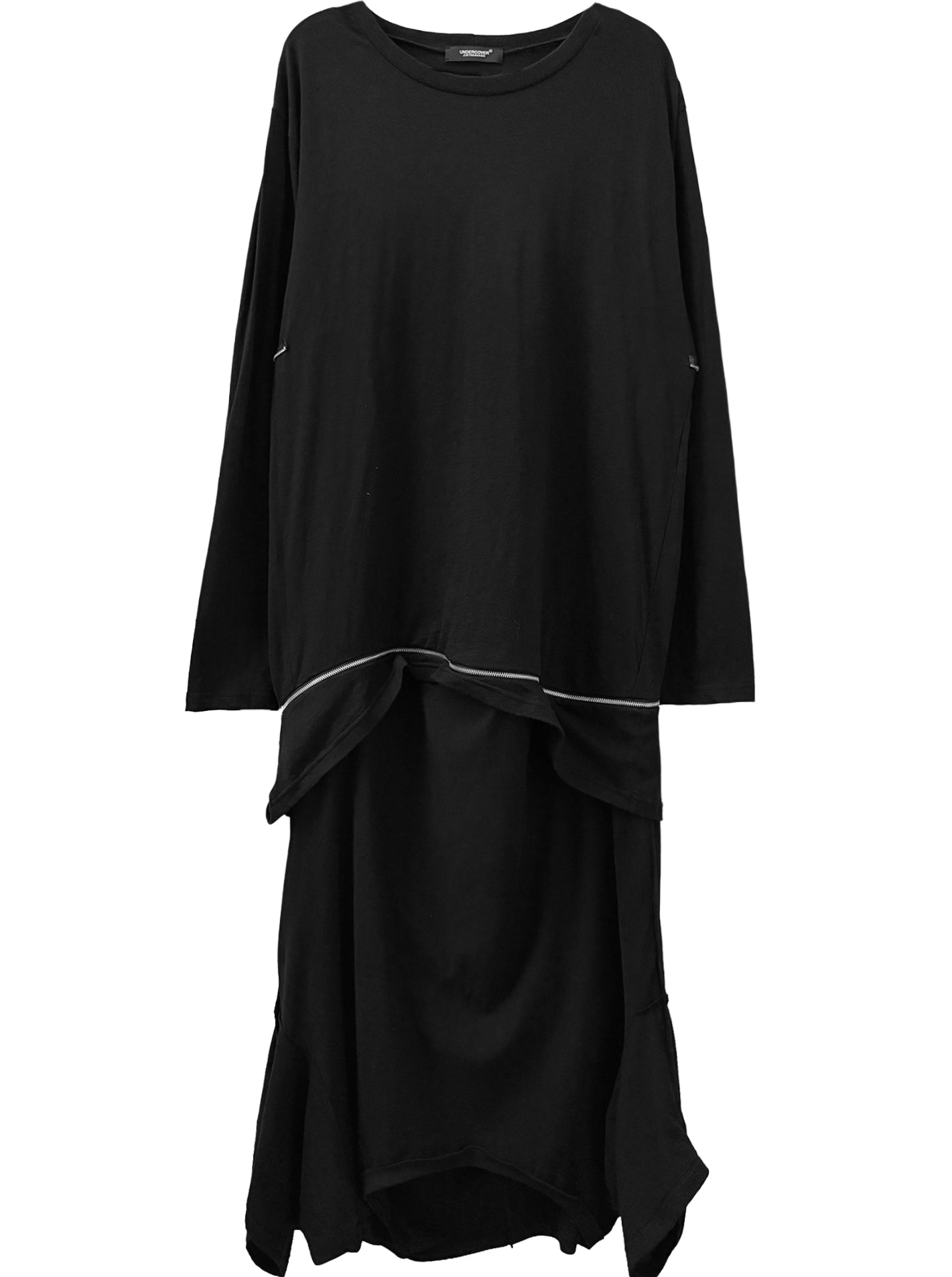 LAYERED ZIP T-SHIRT