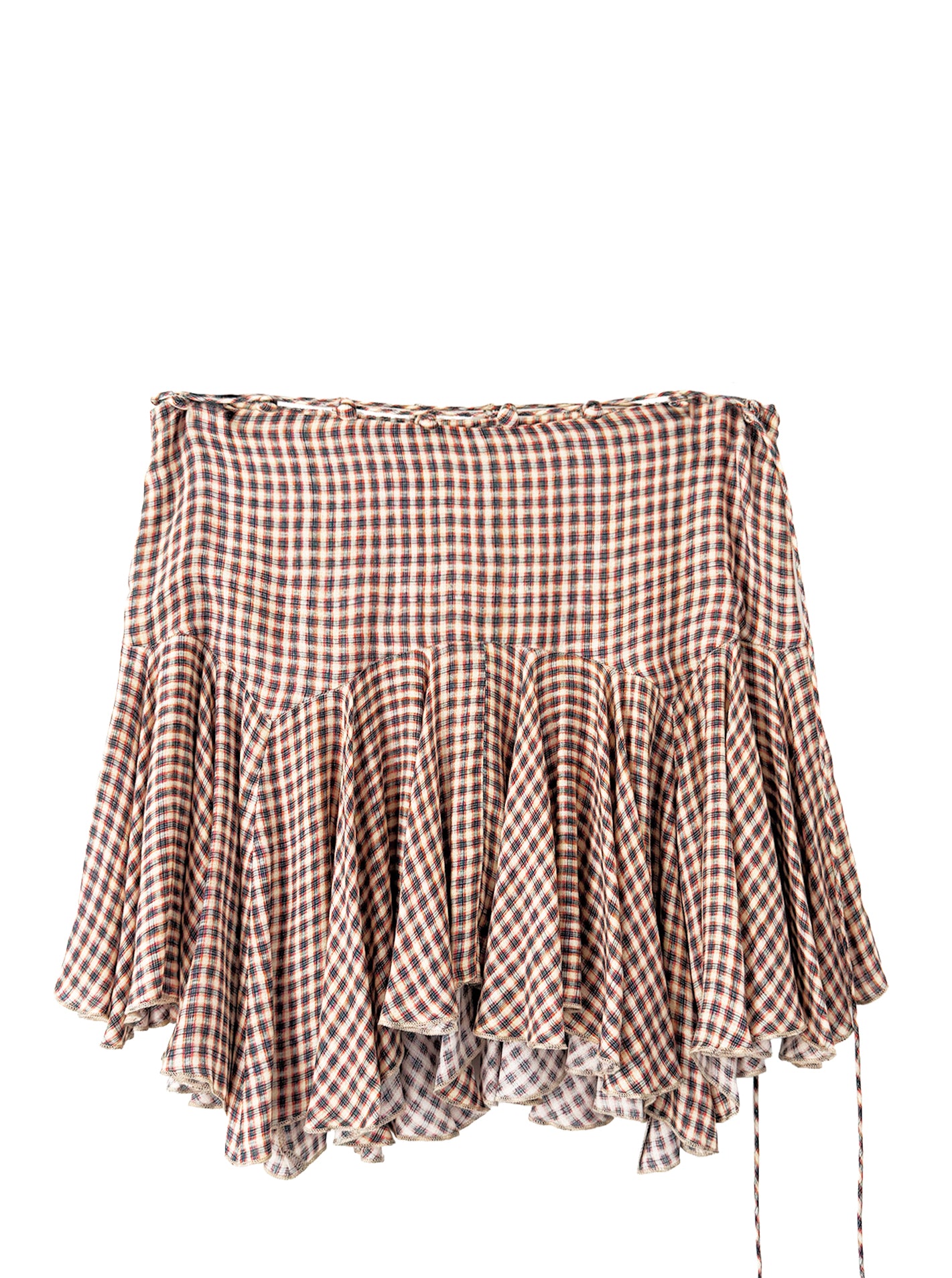 TESS SKIRT (PLAID) - NOLM