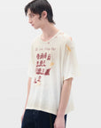 LU BOXY T-SHIRT (POETRY)