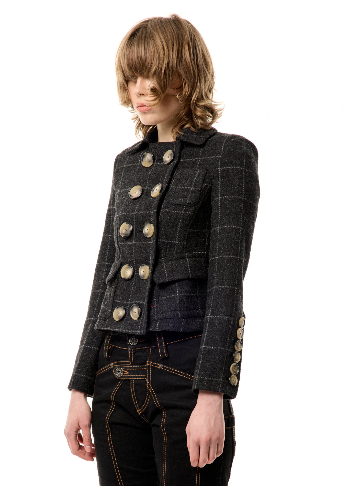 MELTON SHRUNKEN BLAZER