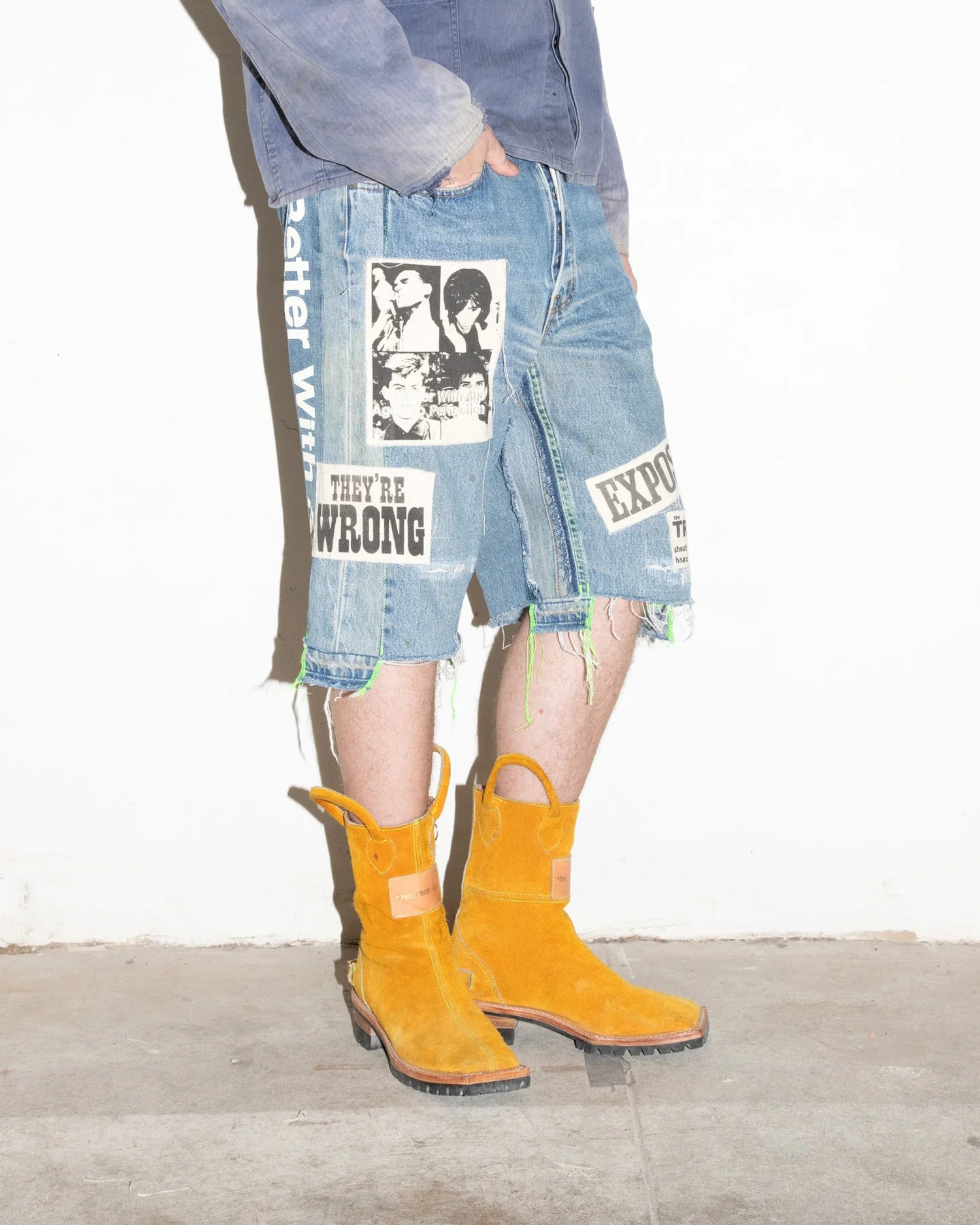 EXPOSÉ DENIM SHORTS (LIGHT)