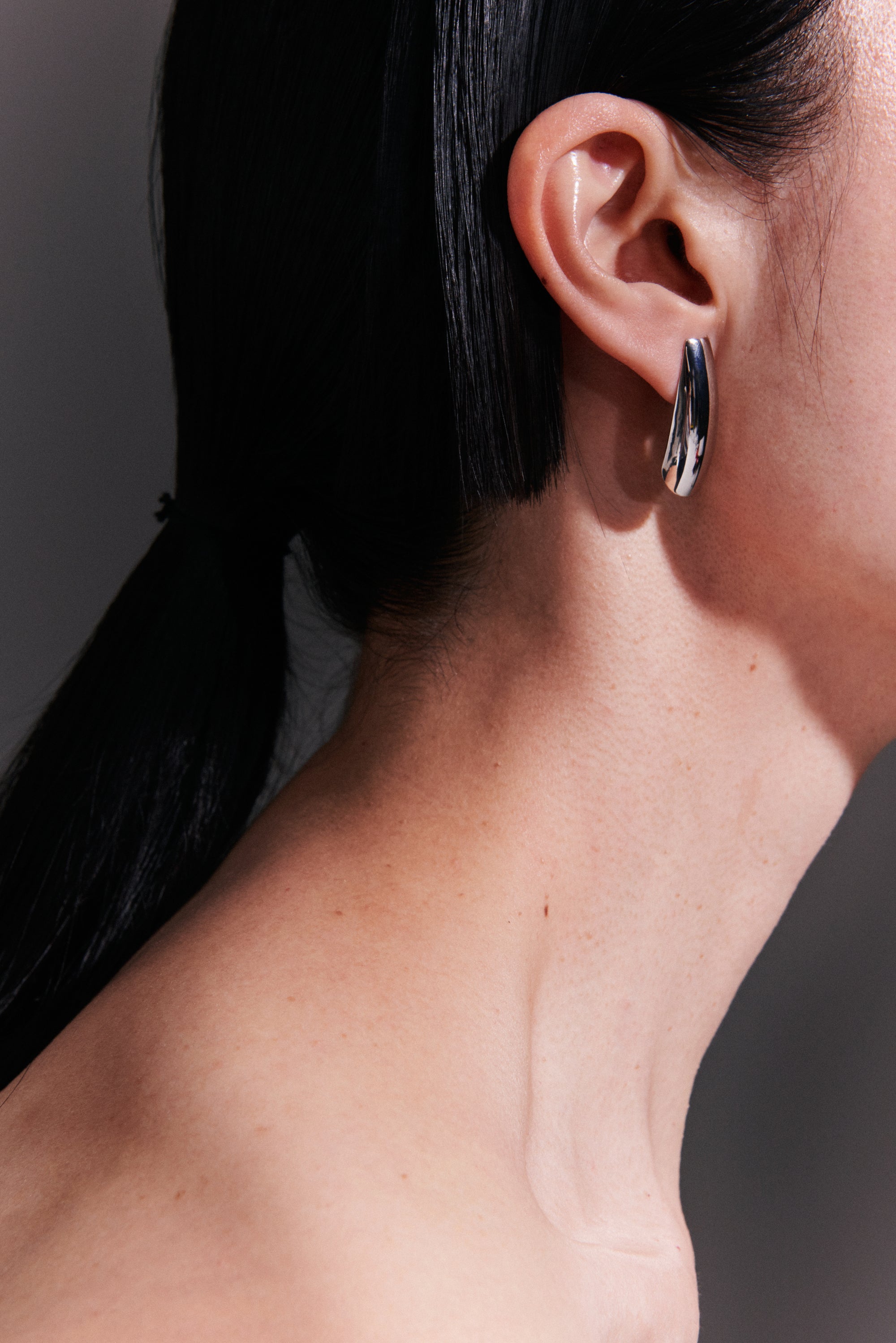 BALLERINA NAIL EARRINGS (BLACK) - NOLM