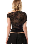 LACE ROSE TOP