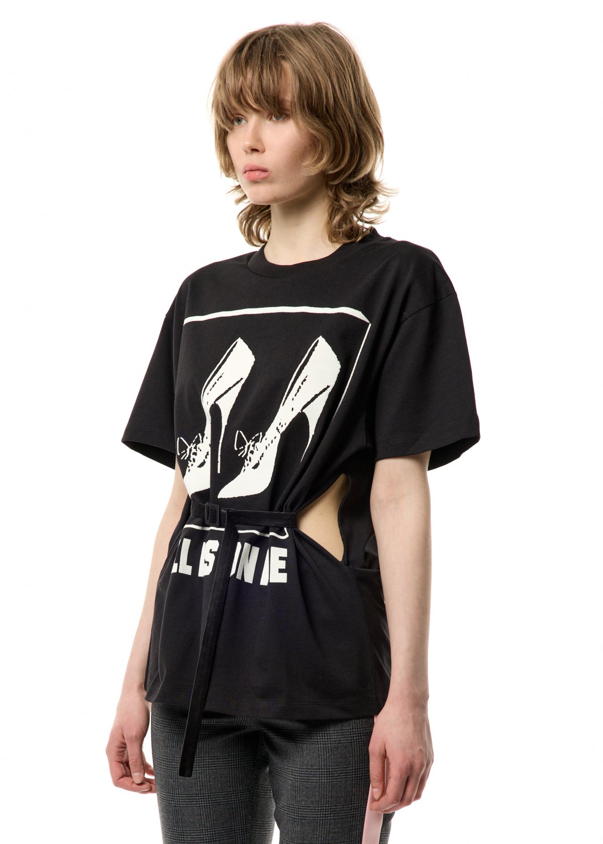 BELTED T-SHIRT