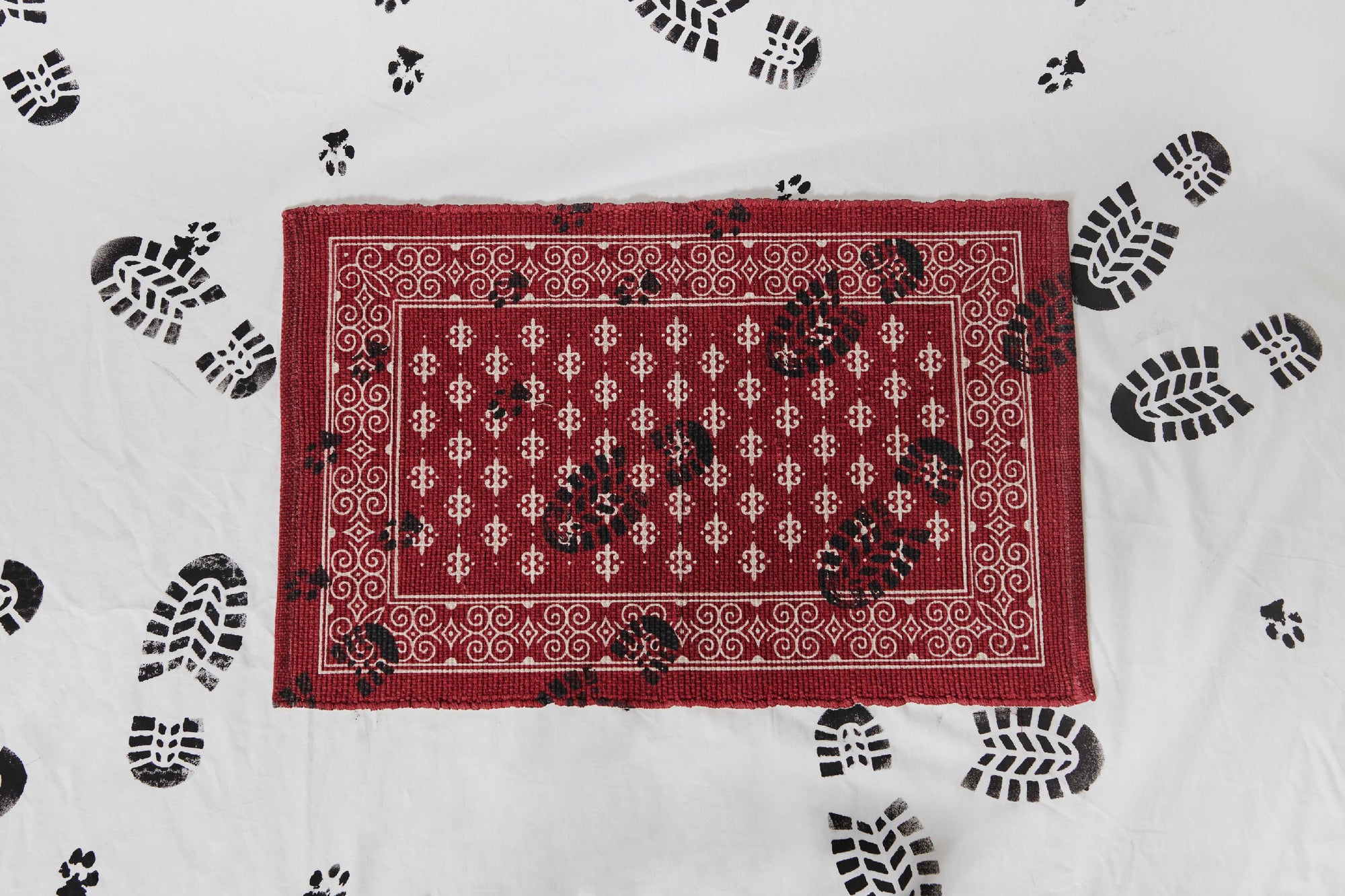 FOOTPRINTED DOORMAT - NOLM