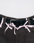 BOW BELT (PINK)