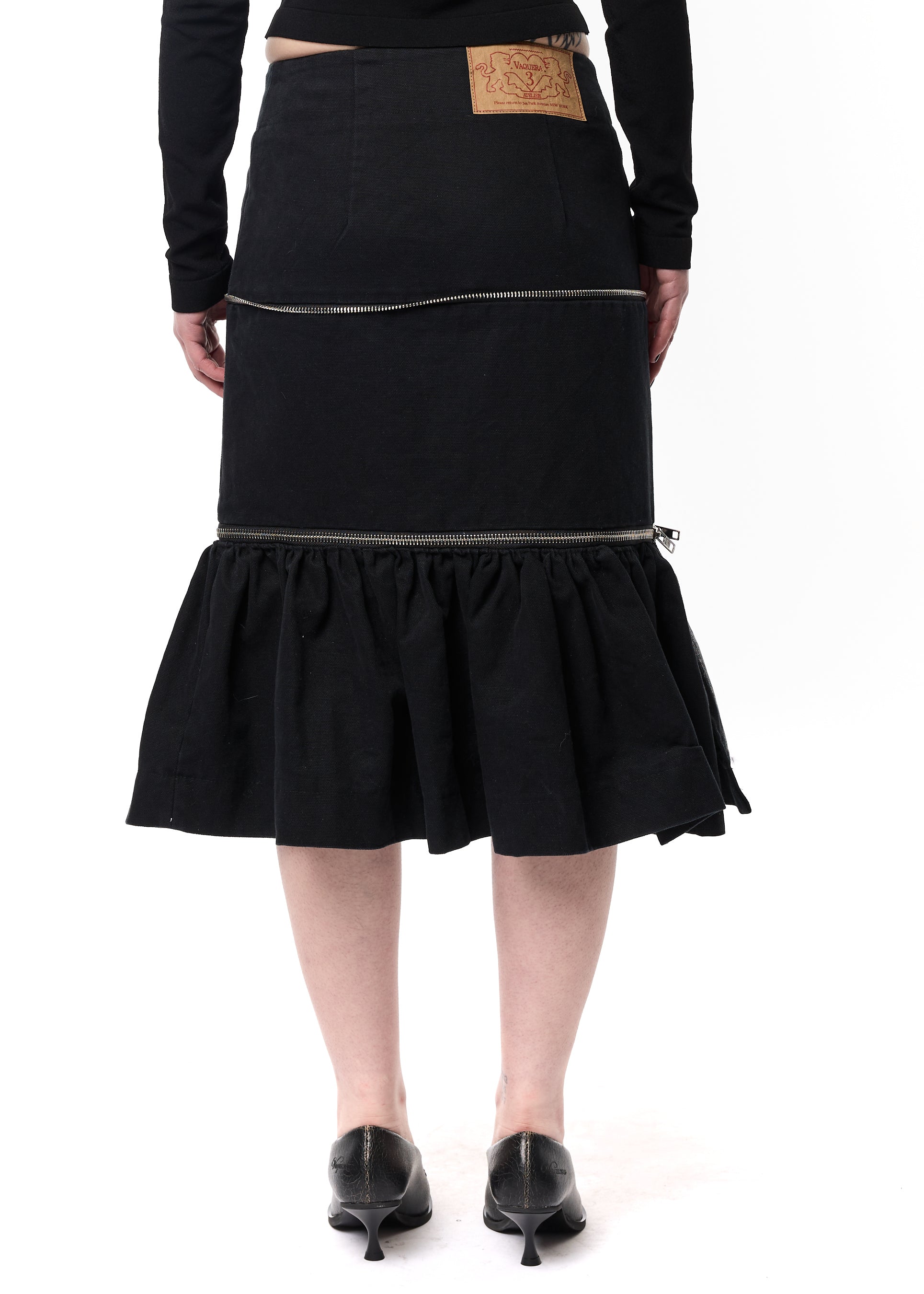PAINTED WORKWEAR SKIRT