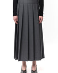 PLEATED SUIT SKIRT