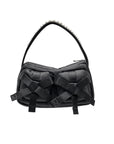 UTILITY BOW POCKET POCHETTE BAG (BLACK)