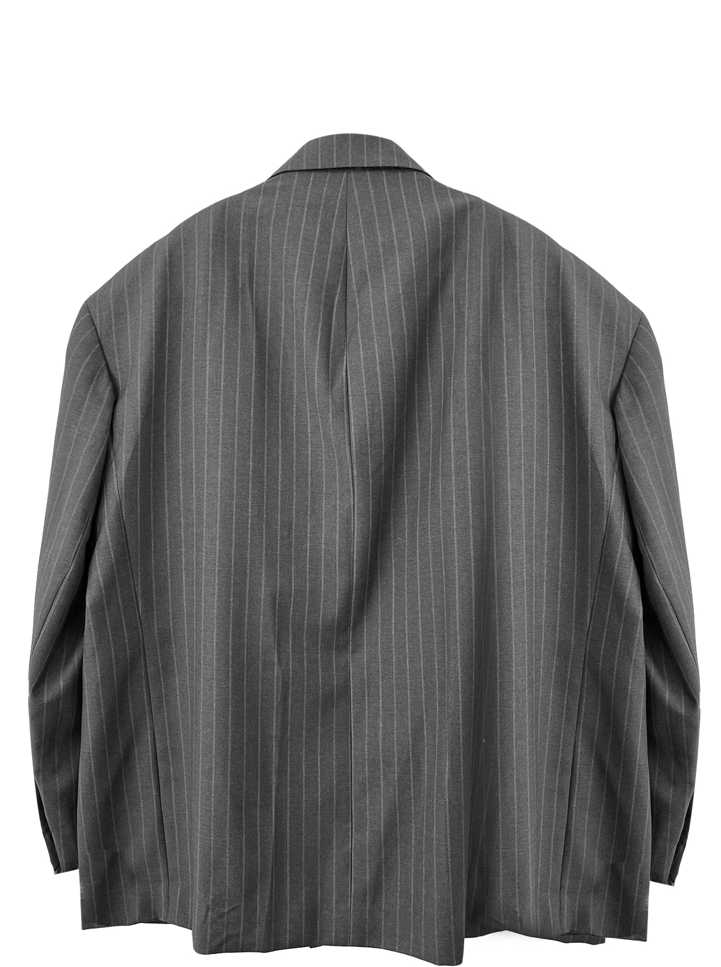 DOUBLE-BREASTED PRESSED JACKET (STRIPE)