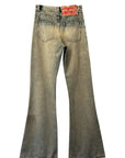 WIDE LEG JEANS (CHAMPAGNE STONEWASH)