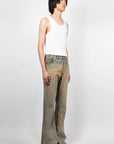 WIDE LEG JEANS (CHAMPAGNE STONEWASH)