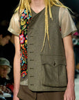 PANELLED VEST