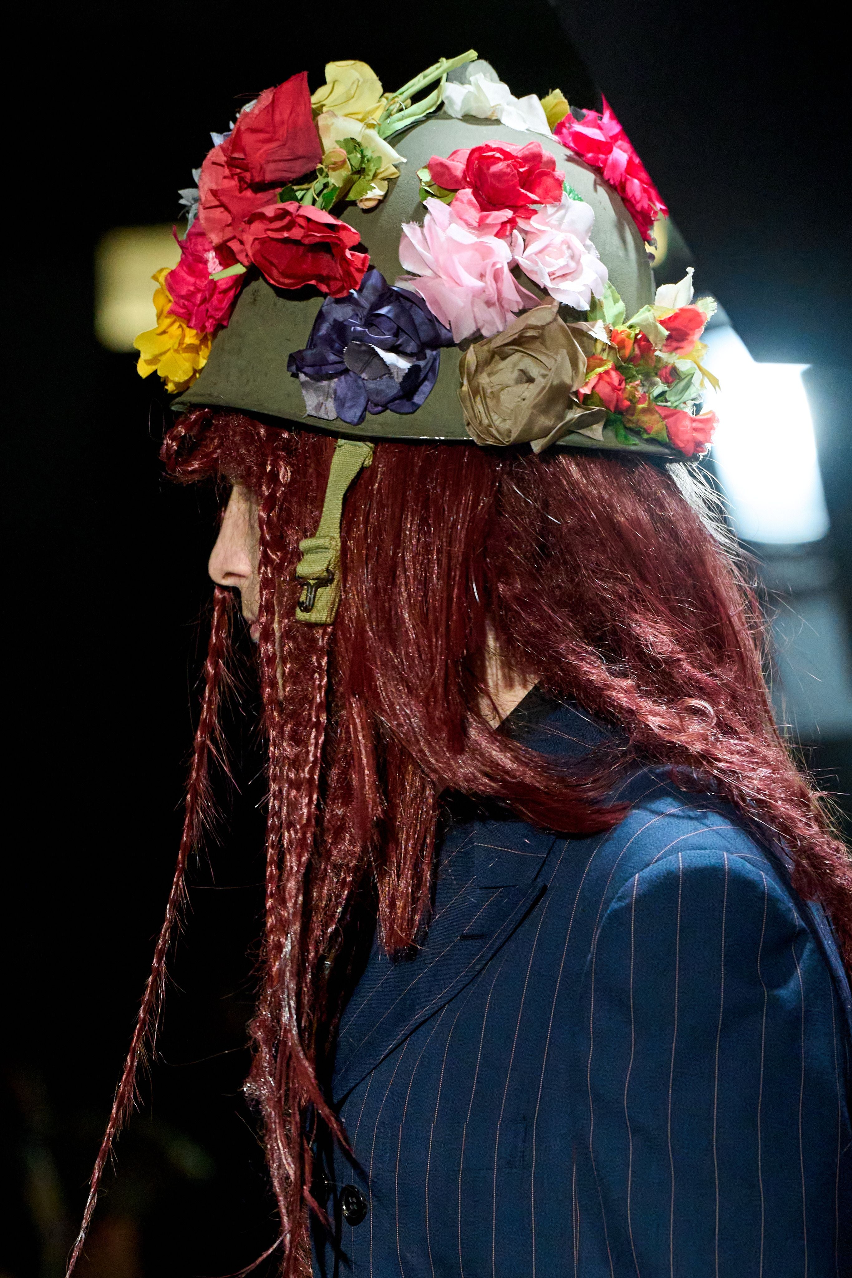 FLORAL HELMET HAT