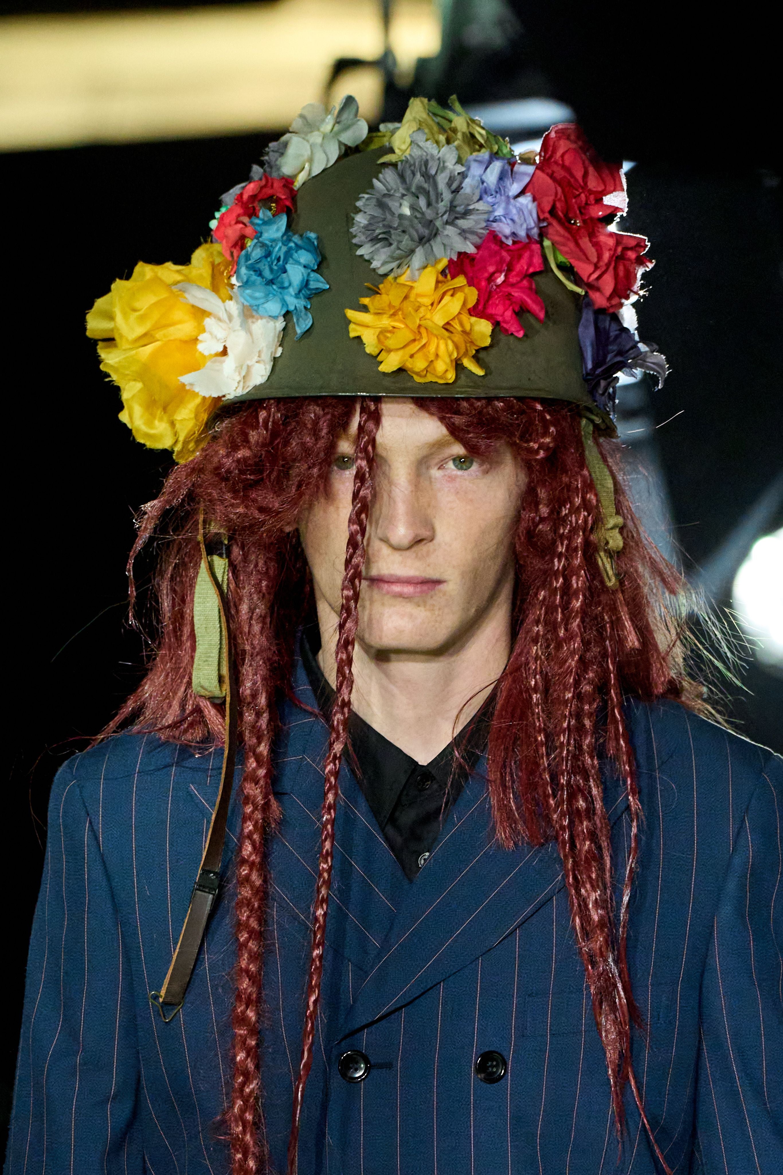 FLORAL HELMET HAT