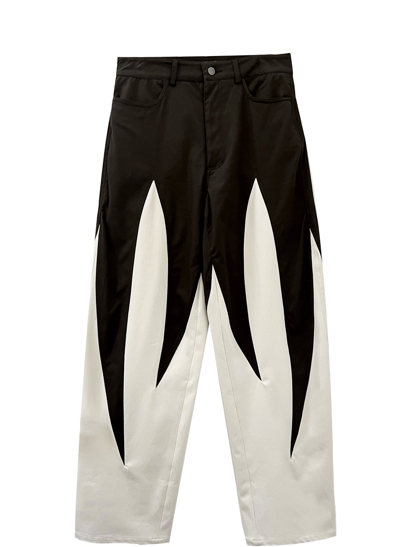 TWO TONE SPIKY TROUSERS