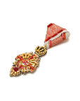 CROWN BROOCH (RED)