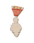 CROWN BROOCH (RED)