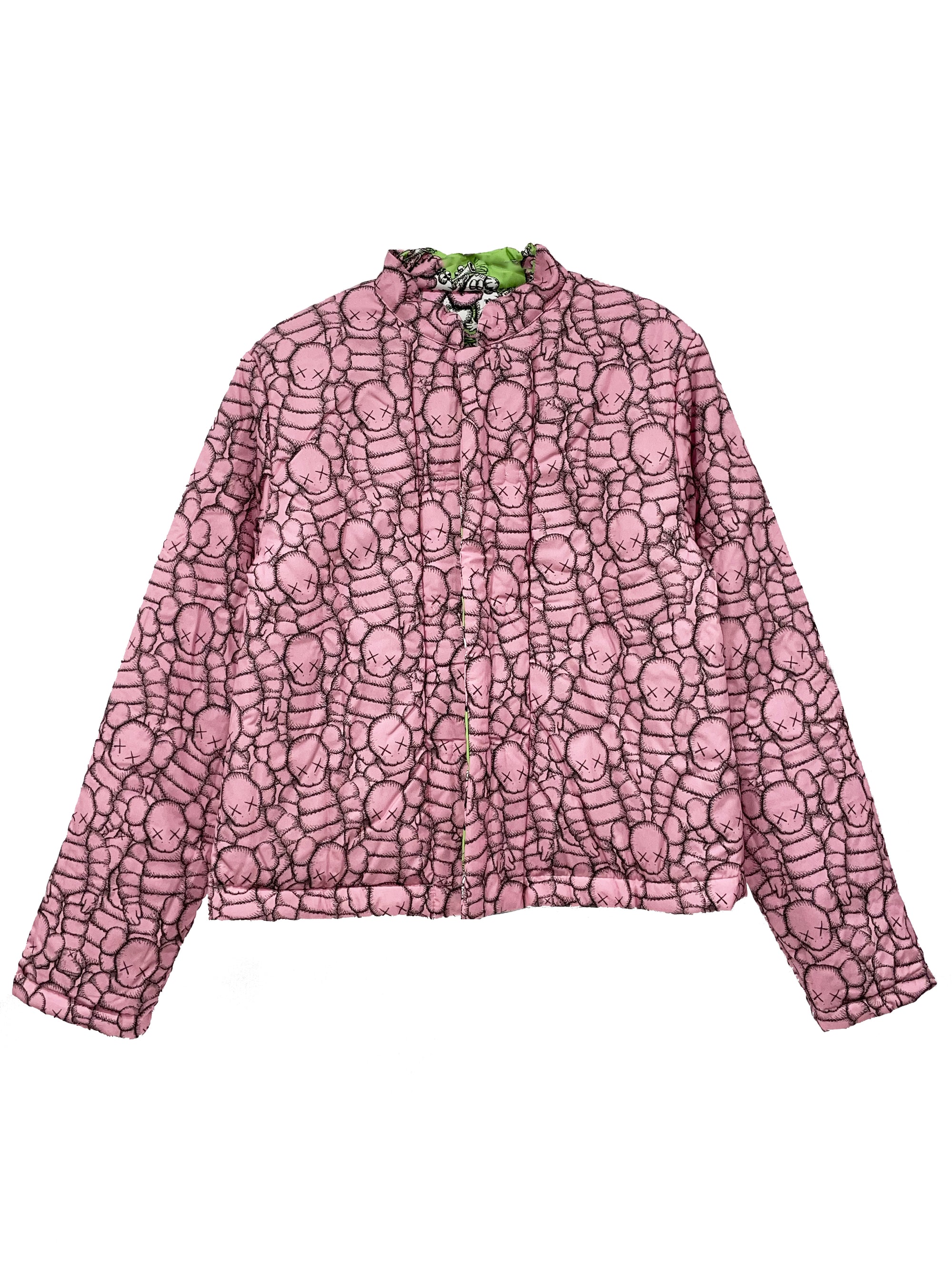 CDG SHIRT X KAWS JACKET (PINK/GREEN) - NOLM