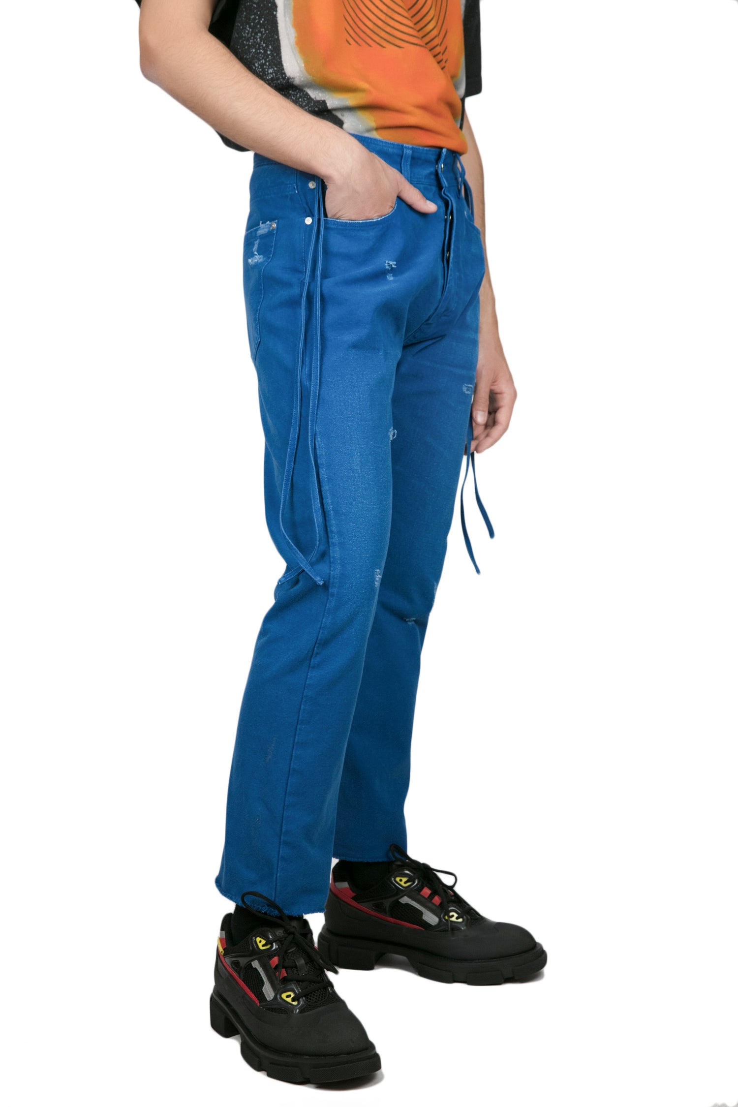 Karate Pants (Blue) Bottoms VYNER ARTICLES - NOLM - Clothes Online - nolmau.com - Sydney-Australia Online Shopping